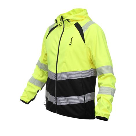 Kurtka robocza softshell TOPEK BoSafety (Hi-Vis Żółta/Czarna) - 2