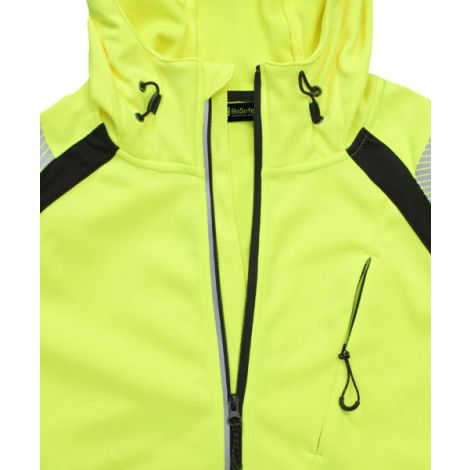 Kurtka robocza softshell TOPEK BoSafety (Hi-Vis Żółta/Czarna) - 4