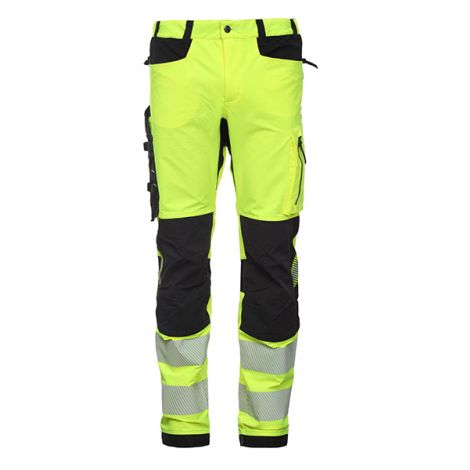 Spodnie robocze odblaskowe TENSION BoSafety FB-TENSION-042 Hi-Vis Żółty/Czarny