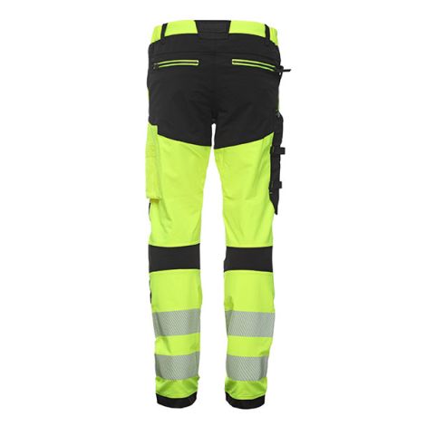 Spodnie robocze odblaskowe TENSION BoSafety FB-TENSION-042 Hi-Vis Żółty/Czarny - 3